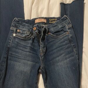 7 For All Mankind Women's Indigo Skinny Jeans